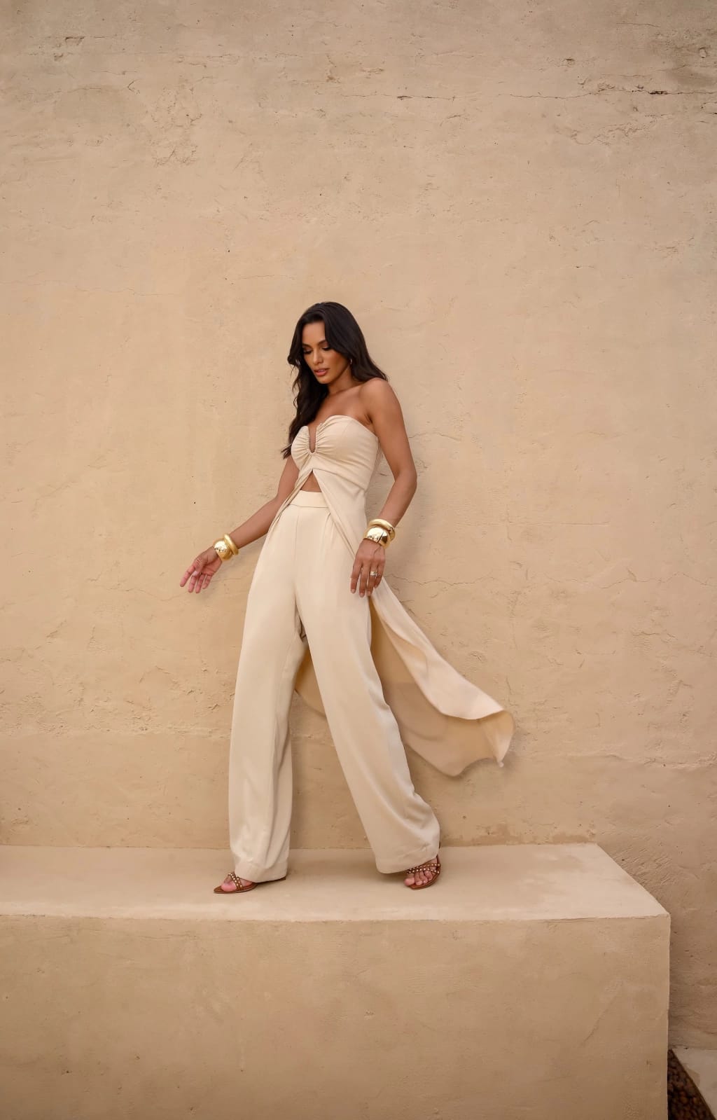 Conjunto Bege Marcia